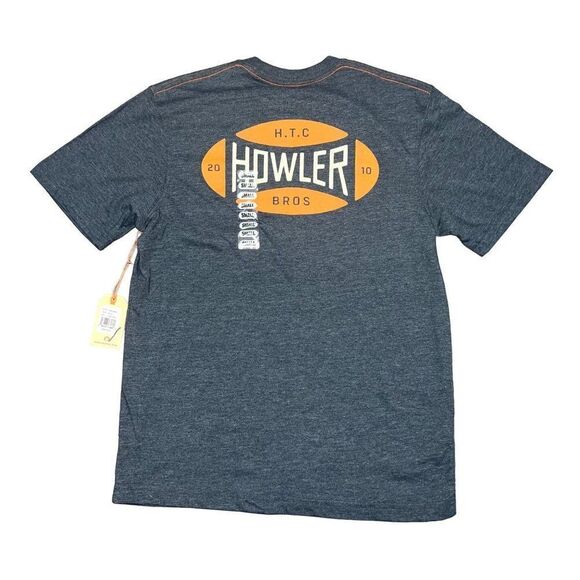 Howler Bros Uppercut Pocket Charcoal Grey Discontinued Print Men's Small (S) - Picture 2 of 8